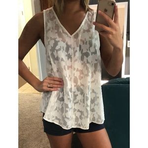 SOLD Shear sleeveless top